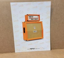 Orange Amps Thunderverb 50 Head  Guitar World Adverting Card Stock Sheet picture