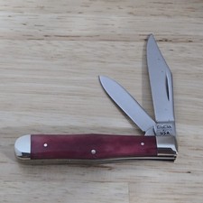 Case XX USA 10 dot 1980 SR 6225 1/2 smooth rose bone cokebottle jack knife NEW/N picture
