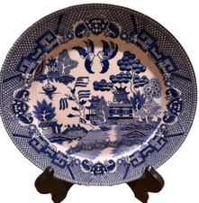 Vintage Pre 1940's Blue Willow 9