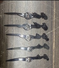 Vintage ZULU-LULU Swizzle Sticks Set of 5 With Age Markers picture