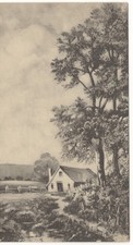 Vintage Postcard Posted 1916 - Unidentified Country Scene picture