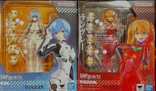 Bandai S.H.Figuarts Evangelion Rei Asuka 2-Figure Set New Unopened from JAPAN picture