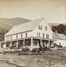 Marshfield House Mt Washington NH c1880 Stereoview Kilburn Brothers picture