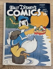 Walt Disney's COMICS & STORIES #36 Donald Duck by Carl Barks 1943 VG-FINE WWII picture