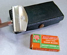 Vintage Keen Kutter Junior Single Edge Safety Razor Set in Case picture