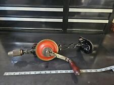 Vintage MILLERS FALLS No.97 Breast Drill 2-speed 3-Jaw Chuck USA MINT CONDITION picture