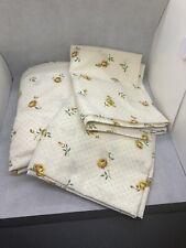VTG CANNON MONTICELLO ROSE DREAM Flat Sheet 81x104 & 2 Pillow Cases POLKA DOTS picture