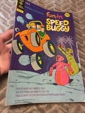 Fun In Speed Buggy #12 Vtg 1974 Hanna Barbera Comic Book Gold Key Ice Robots picture
