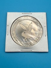 1966 Playboy Club London Franklin Mint Gaming Token Bunny Money Original Holder picture