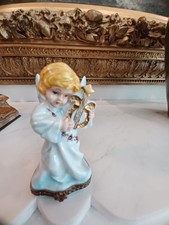 Limoges Vintage Angel Trinket Box picture