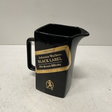 Vintage Johnnie Walker Black Label Pitcher Seton Pottery Osborne Barware 6.5” picture