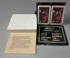 Vintage Sanford’s 1982 Advertising Program Norman Rockwell Set of 2 Sealed Cards picture
