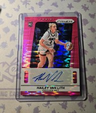 2025 Panini Prizm WNBA Hailey Van Lith RC- Rookie pink  Pulsar Auto #TB-HVL /35 picture