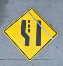 Lane Ends Ahead 36