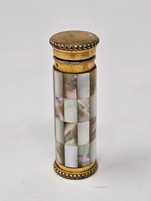 Vintage French LE KID Mother of Pearl and Abalone Perfume Atomizer Breveté SGDG picture