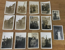 Original WWII British Army Personal Photo Archive 14 Photos Same Soldier c1940s picture