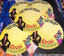 1990s Elvira Mistress of the Dark-Coors Lot of 5x St.Judes  8