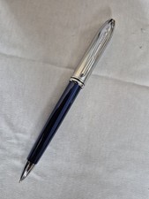 cross townsend Blue&chrome ballpoint pen picture