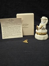 Lenox Treasures The Skating Adventure Box Snowman Ice Skating Handcrafted picture