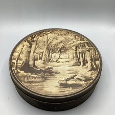 1930s Antique Biscuit Tin Filled With Vintage Sewing/textile Items *ESTATE FIND* picture