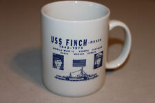 USS Finch DE328 Coffee Mug, Navl Ship Mug, World War II, Korea, Vietnam picture
