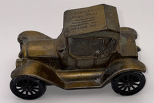 Vintage Lexington State Bank Advertising Automobile Coin Bank picture