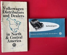 Lot of 2 VW Volkswagen Distributors & Dealers Booklets 1961 & 1970 USA Canada picture