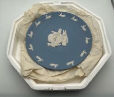 Rare WEDGWOOD BLUE  PLATE~PETER RABBIT JASPER COLLECTION picture