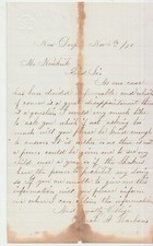 1870 Handwritten Embossed New Dorp NY Child Custody Dispute Legal Letter picture