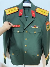 Obsolete Vietnam Army Officer Uniform Set With Peaked hat and White Shirt picture