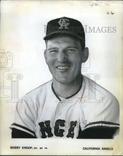 1968 Press Photo Bobby Knoop California Angels - nes01048 picture