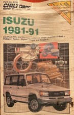 Isuzu Repair Manual Chilton's 1981-91 picture