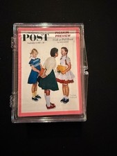 1995 Norman Rockwell The Saturday Evening Post Complete Card Set 1-90 NRMT/MT picture