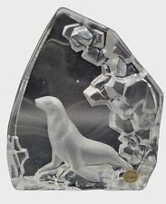 Goebel 24% Bleikristall West-Germany Frosted Seal Art Paperweight picture