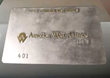 AIRLINE TICKET ADDRESSOGRAPH  VALIDATION PLATE -AMERICA WEST AIRLINES picture