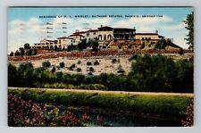 Phoenix AZ-Arizona, Home of P.K. Wrigley Biltmore Estates, Vintage Postcard picture
