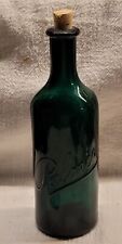 Large Teal Green Embossed Palmer Perfume Bottle picture