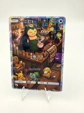 CUSTOM FAN ART Snorlax Coffee Break Holo Card picture