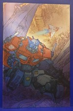 TRANSFORMERS #1 - RYAN BARRY EXCLUSIVE - VIRGIN FOIL - 1st Print - LIMITED 1000 picture