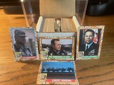 1991 Topps Desert Storm Trading Cards Series 1 & 2 Complete 176 Set NO Stickers picture