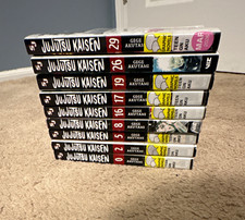 Jujutsu Kaisen Manga Lot 9 Vols 0 2 5 8 16 17 19 26 29 English picture