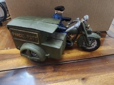 Vintage 1996 HARLEY DAVIDSON CAST IRON PARCEL POST MOTORCYCLE 1928 REPLICA picture