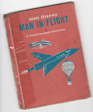 Vintage Disney Book 1959 Walt Disney Man in Flight A Tomorrowland Adventure HC picture