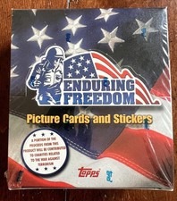 Authenticated Original Factory Sealed Topps 2001 Enduring Freedom Retail Box picture