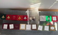 Wallace Silversmiths Annual Christmas Bell Ornaments Silver Plated 1993-2011 picture