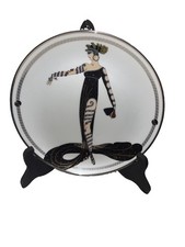 VTG cute House of Erte Art Deco Limited  Women Plate Franklin La Merveilleuse picture