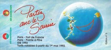 Air Martinique/Air Guadeloupe France timetable 5/1/92 [4081] picture