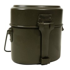 Original Italian Army Mess Tins - Olive - New Unissued - Military Surplus Cans picture