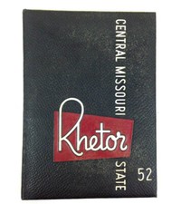 Central Missouri State Warrensburg Rhetor Yearbook 1952 picture