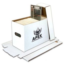 3/5/10 APEX Short Comic Book Storage Boxes Holds 150-175 Stackable Archival picture